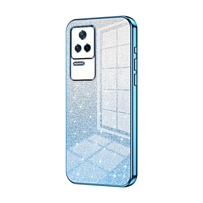Gradient Glitter Powder Electroplated Phone Case, For Xiaomi Redmi Note 10/Note 10S, For Xiaomi Redmi Note 11 Global / Note 11S, For Xiaomi Redmi K40S / Poco F4
