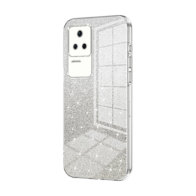 Gradient Glitter Powder Electroplated Phone Case, For Xiaomi Redmi Note 10/Note 10S, For Xiaomi Redmi Note 11 Global / Note 11S, For Xiaomi Redmi K40S / Poco F4
