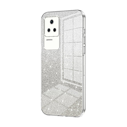Gradient Glitter Powder Electroplated Phone Case, For Xiaomi Redmi Note 10/Note 10S, For Xiaomi Redmi Note 11 Global / Note 11S, For Xiaomi Redmi K40S / Poco F4
