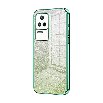 Gradient Glitter Powder Electroplated Phone Case, For Xiaomi Redmi Note 10/Note 10S, For Xiaomi Redmi Note 11 Global / Note 11S, For Xiaomi Redmi K40S / Poco F4