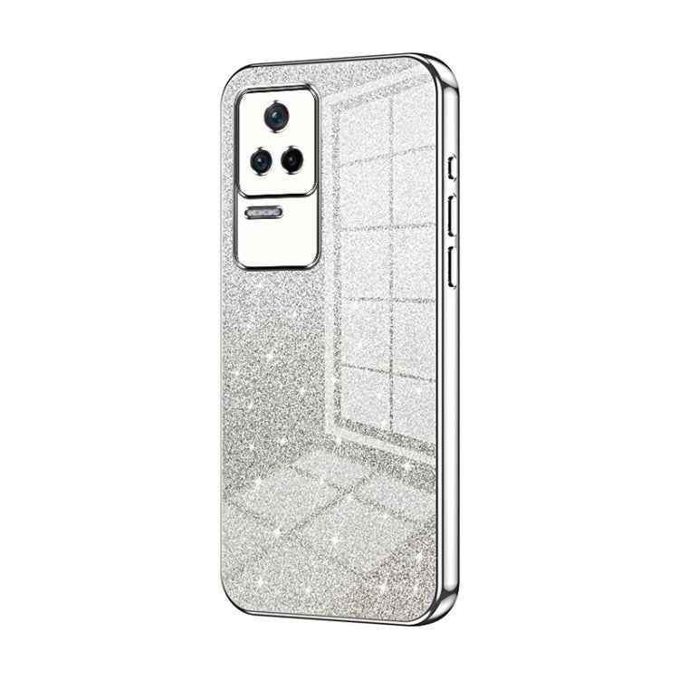 Gradient Glitter Powder Electroplated Phone Case, For Xiaomi Redmi Note 10/Note 10S, For Xiaomi Redmi Note 11 Global / Note 11S, For Xiaomi Redmi K40S / Poco F4