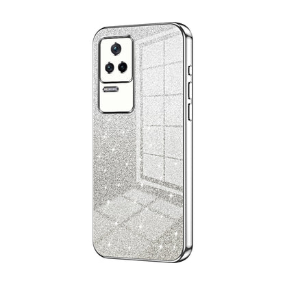 Gradient Glitter Powder Electroplated Phone Case, For Xiaomi Redmi Note 10/Note 10S, For Xiaomi Redmi Note 11 Global / Note 11S, For Xiaomi Redmi K40S / Poco F4