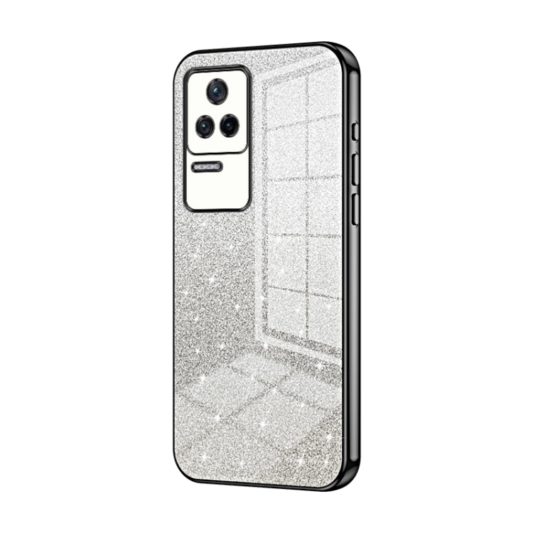 Gradient Glitter Powder Electroplated Phone Case, For Xiaomi Redmi Note 10/Note 10S, For Xiaomi Redmi Note 11 Global / Note 11S, For Xiaomi Redmi K40S / Poco F4