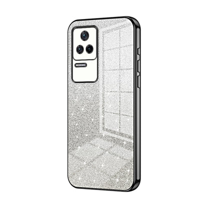 Gradient Glitter Powder Electroplated Phone Case, For Xiaomi Redmi Note 10/Note 10S, For Xiaomi Redmi Note 11 Global / Note 11S, For Xiaomi Redmi K40S / Poco F4
