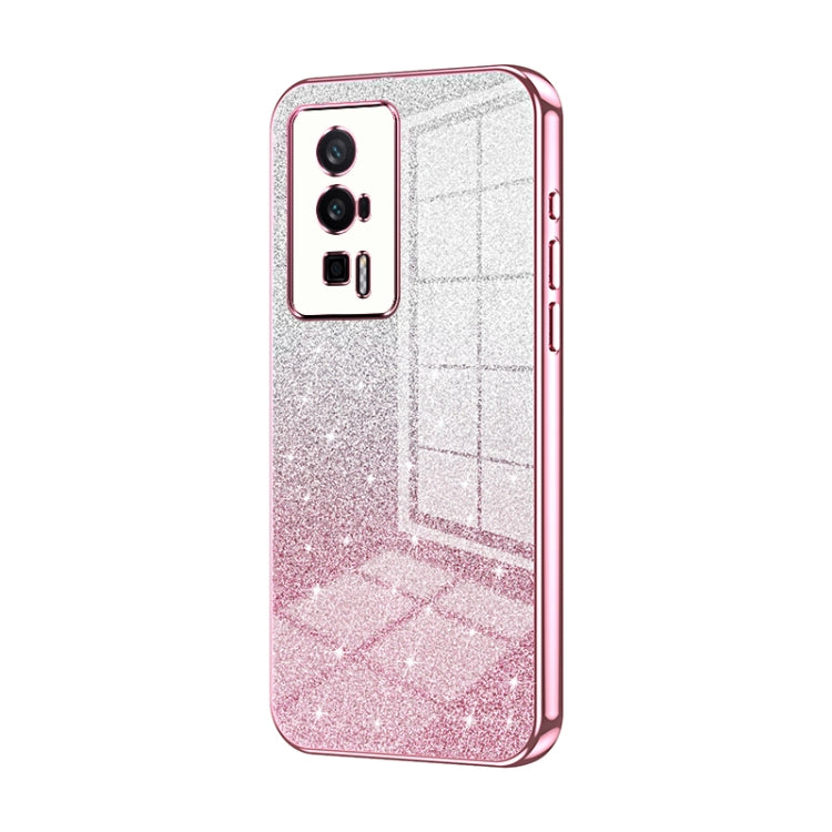Gradient Glitter Powder Electroplated Phone Case, For Xiaomi Redmi K60 / K60 Pro, For Xiaomi Redmi Note 12S, For Xiaomi Redmi Note 12 Pro+