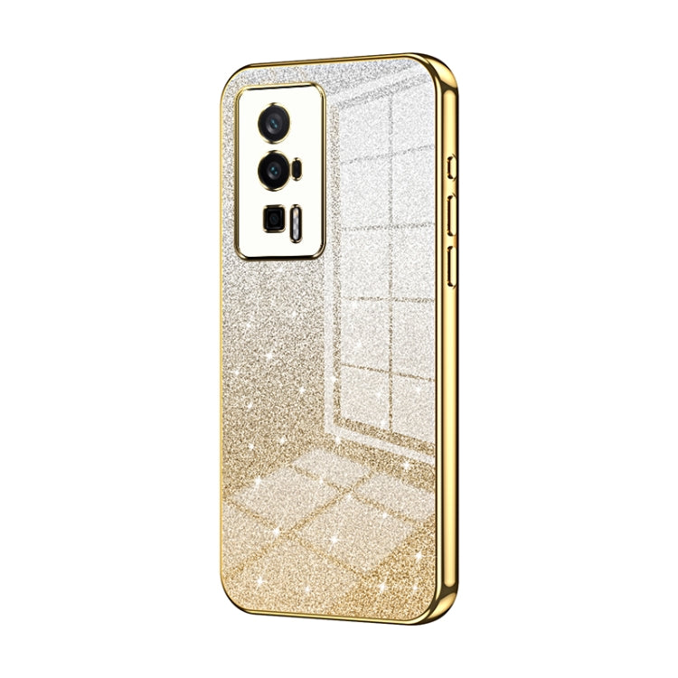 Gradient Glitter Powder Electroplated Phone Case, For Xiaomi Redmi K60 / K60 Pro, For Xiaomi Redmi Note 12S, For Xiaomi Redmi Note 12 Pro+