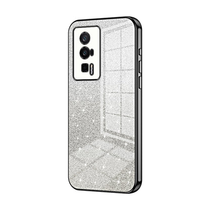 Gradient Glitter Powder Electroplated Phone Case, For Xiaomi Redmi K60 / K60 Pro, For Xiaomi Redmi Note 12S, For Xiaomi Redmi Note 12 Pro+