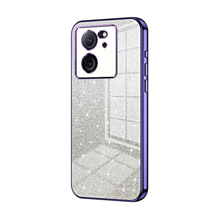 Gradient Glitter Powder Electroplated Phone Case