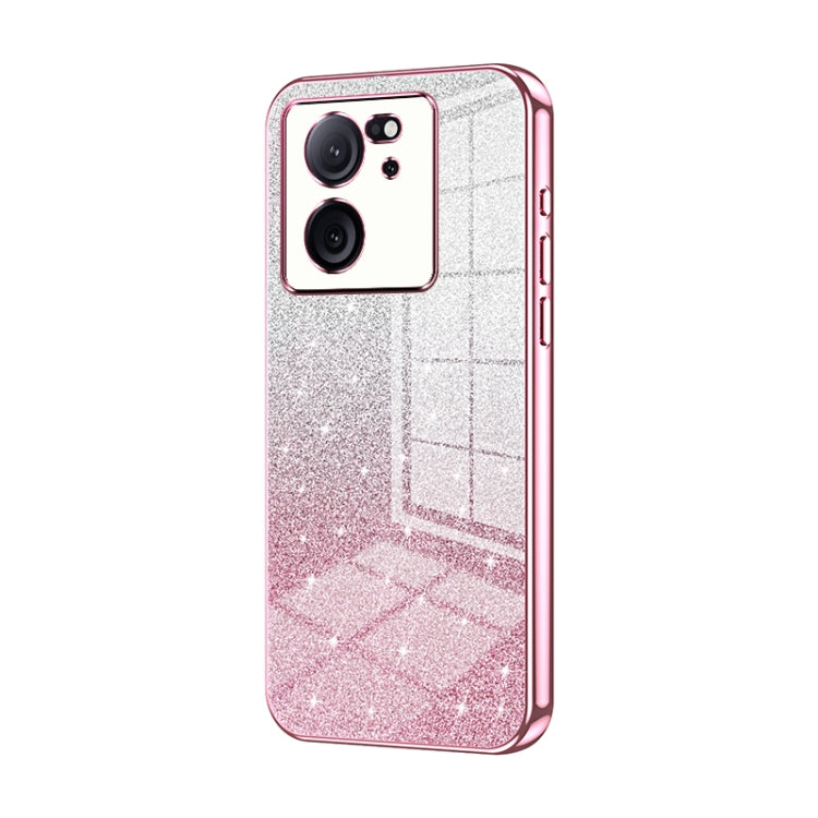 Gradient Glitter Powder Electroplated Phone Case