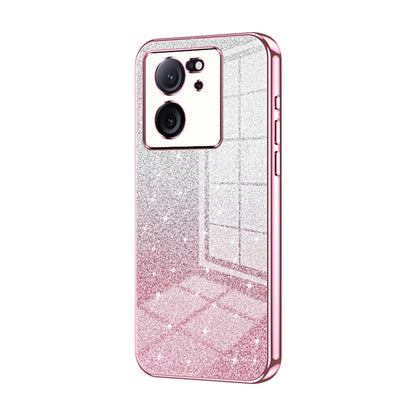 Gradient Glitter Powder Electroplated Phone Case