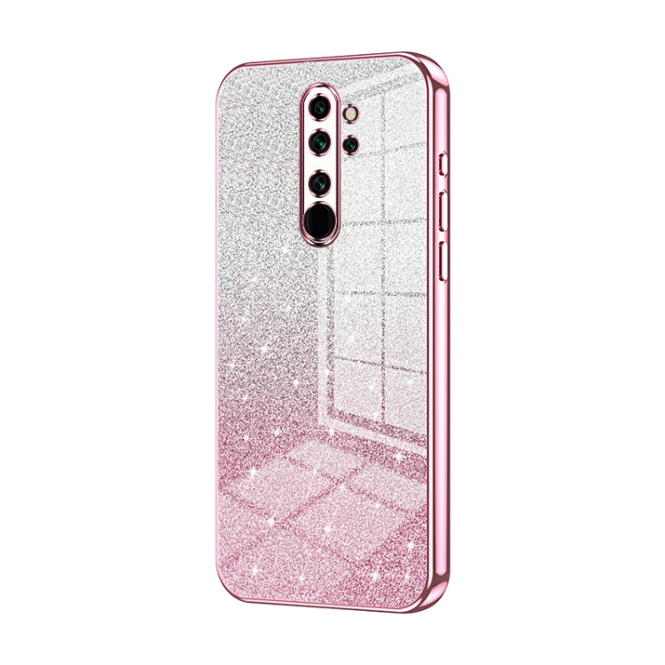 Gradient Glitter Powder Electroplated Phone Case