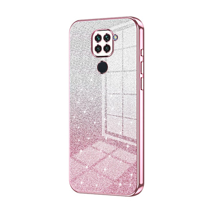 Gradient Glitter Powder Electroplated Phone Case, For Xiaomi Redmi 10X Pro 5G, For Xiaomi Redmi 10X 5G, For Xiaomi Redmi Note 9 / 10X 4G