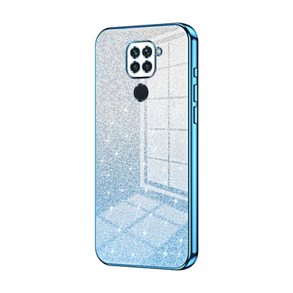 Gradient Glitter Powder Electroplated Phone Case, For Xiaomi Redmi 10X Pro 5G, For Xiaomi Redmi 10X 5G, For Xiaomi Redmi Note 9 / 10X 4G