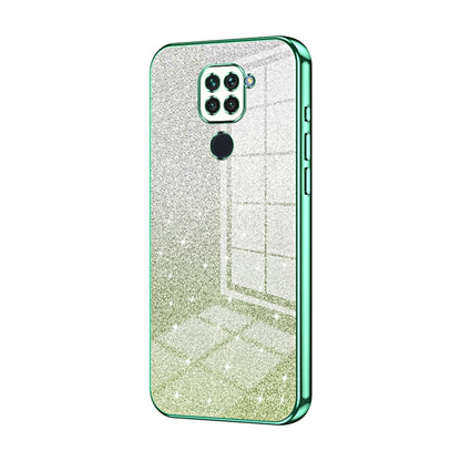 Gradient Glitter Powder Electroplated Phone Case, For Xiaomi Redmi 10X Pro 5G, For Xiaomi Redmi 10X 5G, For Xiaomi Redmi Note 9 / 10X 4G