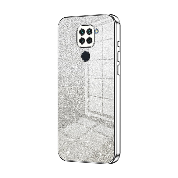 Gradient Glitter Powder Electroplated Phone Case, For Xiaomi Redmi 10X Pro 5G, For Xiaomi Redmi 10X 5G, For Xiaomi Redmi Note 9 / 10X 4G