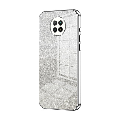 Gradient Glitter Powder Electroplated Phone Case, For Xiaomi Redmi Note 9 5G / Note 9T, For Xiaomi Redmi Note 9 Pro 5G/Mi 10T Lite, For Xiaomi Redmi Note 9 4G