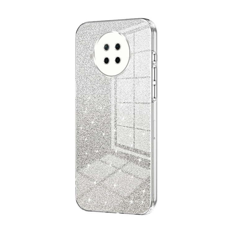 Gradient Glitter Powder Electroplated Phone Case, For Xiaomi Redmi Note 9 5G / Note 9T, For Xiaomi Redmi Note 9 Pro 5G/Mi 10T Lite, For Xiaomi Redmi Note 9 4G