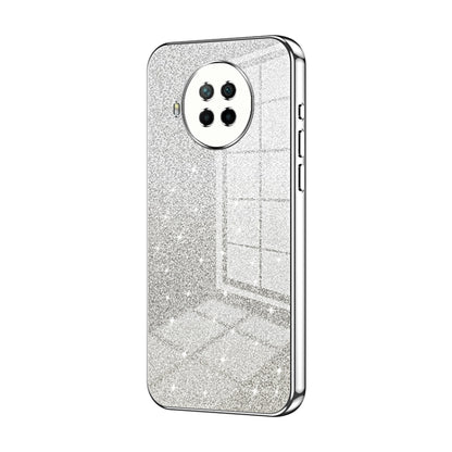 Gradient Glitter Powder Electroplated Phone Case, For Xiaomi Redmi Note 9 5G / Note 9T, For Xiaomi Redmi Note 9 Pro 5G/Mi 10T Lite, For Xiaomi Redmi Note 9 4G