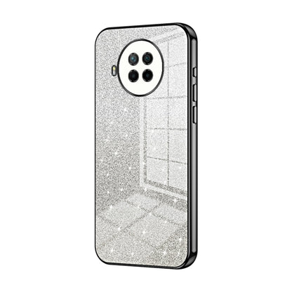 Gradient Glitter Powder Electroplated Phone Case, For Xiaomi Redmi Note 9 5G / Note 9T, For Xiaomi Redmi Note 9 Pro 5G/Mi 10T Lite, For Xiaomi Redmi Note 9 4G