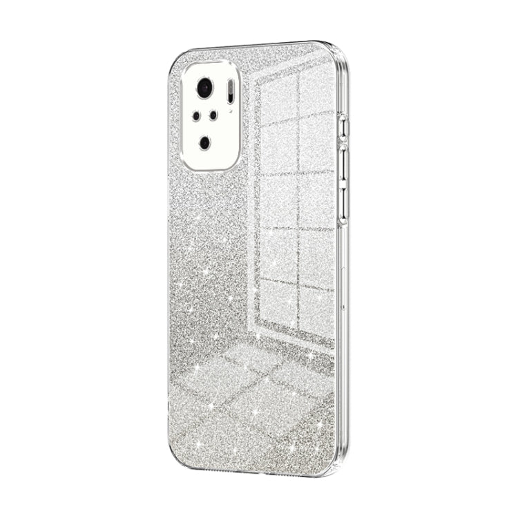Gradient Glitter Powder Electroplated Phone Case, For Xiaomi Redmi Note 10/Note 10S, For Xiaomi Redmi Note 11 Global / Note 11S, For Xiaomi Redmi K40S / Poco F4