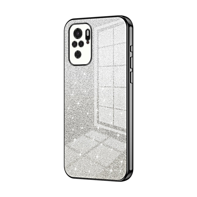 Gradient Glitter Powder Electroplated Phone Case, For Xiaomi Redmi Note 10/Note 10S, For Xiaomi Redmi Note 11 Global / Note 11S, For Xiaomi Redmi K40S / Poco F4