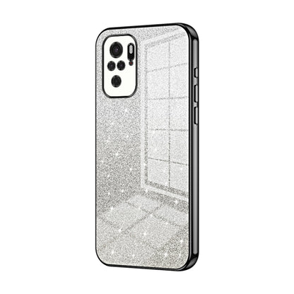 Gradient Glitter Powder Electroplated Phone Case, For Xiaomi Redmi Note 10/Note 10S, For Xiaomi Redmi Note 11 Global / Note 11S, For Xiaomi Redmi K40S / Poco F4