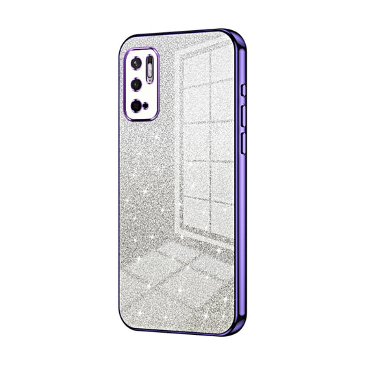 Gradient Glitter Powder Electroplated Phone Case, For Xiaomi Redmi Note 10 5G / Note 10T 5G, For Xiaomi Redmi Note 10 Pro 5G/Poco X3 GT, For Xiaomi Redmi Note 8 / Note 8 2021