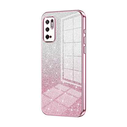Gradient Glitter Powder Electroplated Phone Case, For Xiaomi Redmi Note 10 5G / Note 10T 5G, For Xiaomi Redmi Note 10 Pro 5G/Poco X3 GT, For Xiaomi Redmi Note 8 / Note 8 2021