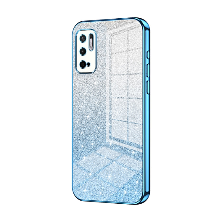 Gradient Glitter Powder Electroplated Phone Case, For Xiaomi Redmi Note 10 5G / Note 10T 5G, For Xiaomi Redmi Note 10 Pro 5G/Poco X3 GT, For Xiaomi Redmi Note 8 / Note 8 2021