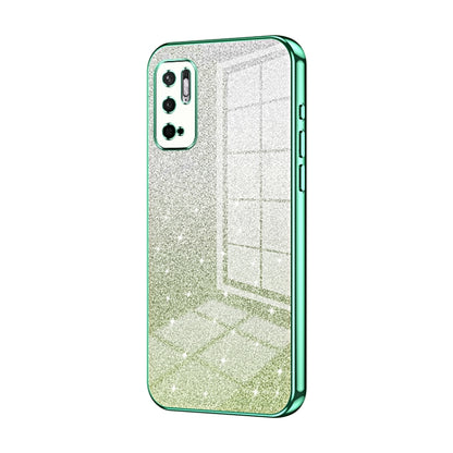 Gradient Glitter Powder Electroplated Phone Case, For Xiaomi Redmi Note 10 5G / Note 10T 5G, For Xiaomi Redmi Note 10 Pro 5G/Poco X3 GT, For Xiaomi Redmi Note 8 / Note 8 2021