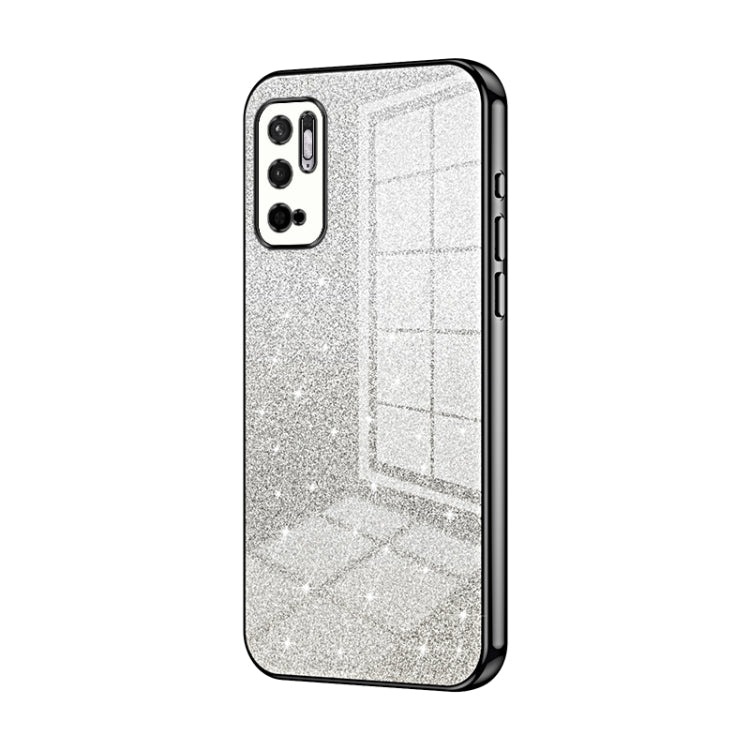 Gradient Glitter Powder Electroplated Phone Case, For Xiaomi Redmi Note 10 5G / Note 10T 5G, For Xiaomi Redmi Note 10 Pro 5G/Poco X3 GT, For Xiaomi Redmi Note 8 / Note 8 2021