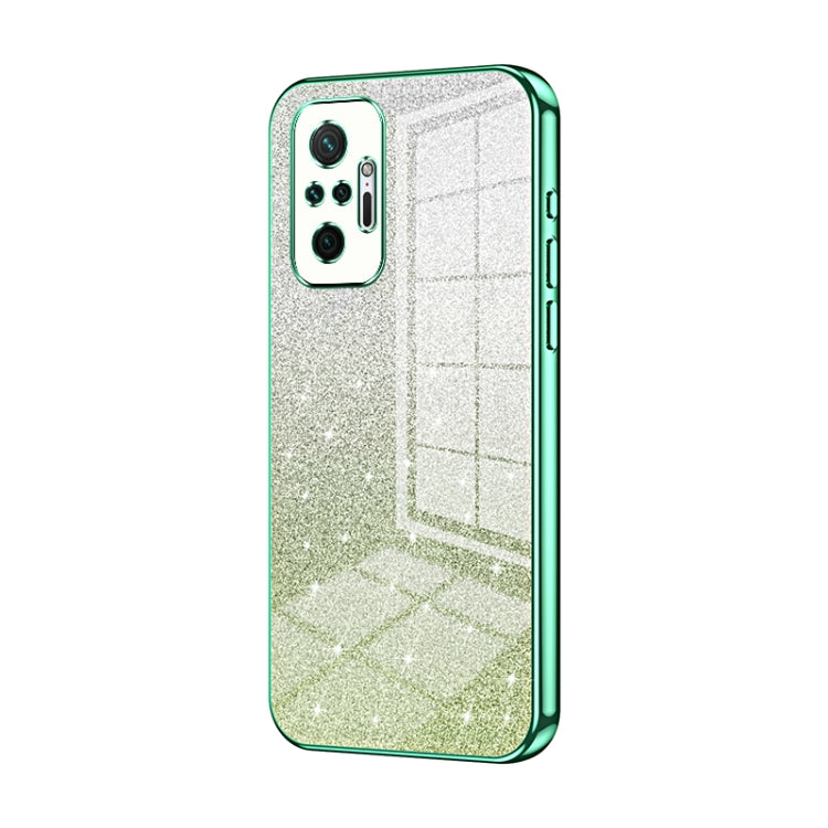 Gradient Glitter Powder Electroplated Phone Case, For Xiaomi Redmi K40 Gaming/Poco F3 GT, For Xiaomi Redmi K40 / K40 Pro / K40 Pro+, For Xiaomi Redmi Note 10 Pro/10 Pro Max