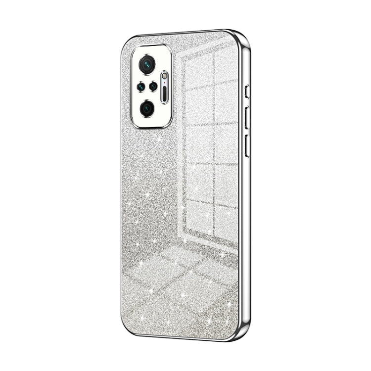 Gradient Glitter Powder Electroplated Phone Case, For Xiaomi Redmi K40 Gaming/Poco F3 GT, For Xiaomi Redmi K40 / K40 Pro / K40 Pro+, For Xiaomi Redmi Note 10 Pro/10 Pro Max