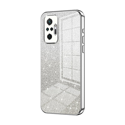 Gradient Glitter Powder Electroplated Phone Case, For Xiaomi Redmi K40 Gaming/Poco F3 GT, For Xiaomi Redmi K40 / K40 Pro / K40 Pro+, For Xiaomi Redmi Note 10 Pro/10 Pro Max