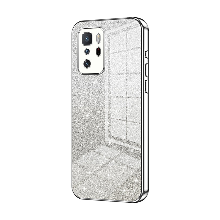 Gradient Glitter Powder Electroplated Phone Case