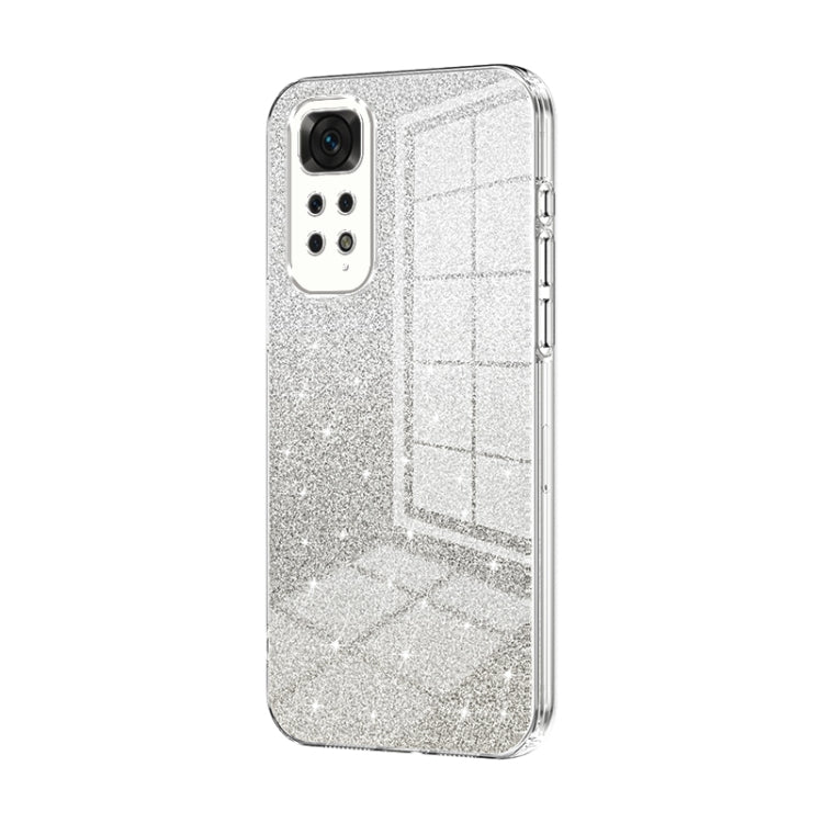 Gradient Glitter Powder Electroplated Phone Case, For Xiaomi Redmi Note 10/Note 10S, For Xiaomi Redmi Note 11 Global / Note 11S, For Xiaomi Redmi K40S / Poco F4