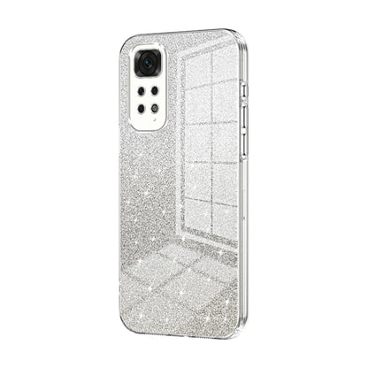 Gradient Glitter Powder Electroplated Phone Case, For Xiaomi Redmi Note 10/Note 10S, For Xiaomi Redmi Note 11 Global / Note 11S, For Xiaomi Redmi K40S / Poco F4
