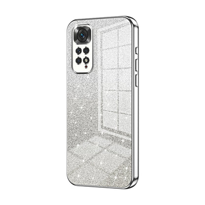 Gradient Glitter Powder Electroplated Phone Case, For Xiaomi Redmi Note 10/Note 10S, For Xiaomi Redmi Note 11 Global / Note 11S, For Xiaomi Redmi K40S / Poco F4