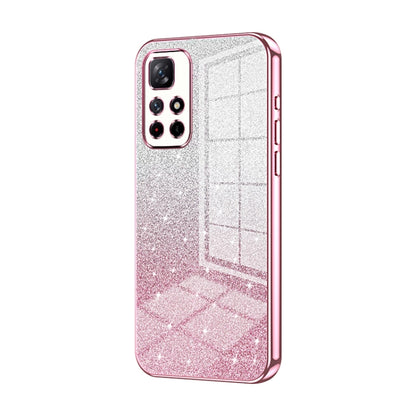 Gradient Glitter Powder Electroplated Phone Case, For Xiaomi Redmi Note 11T 5G/Note 11S 5G, For Xiaomi Redmi K50 / K50 Pro, For Xiaomi Redmi Note 11 Pro+ 5G