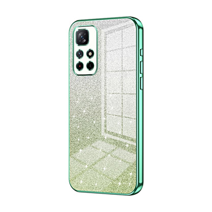 Gradient Glitter Powder Electroplated Phone Case, For Xiaomi Redmi Note 11T 5G/Note 11S 5G, For Xiaomi Redmi K50 / K50 Pro, For Xiaomi Redmi Note 11 Pro+ 5G