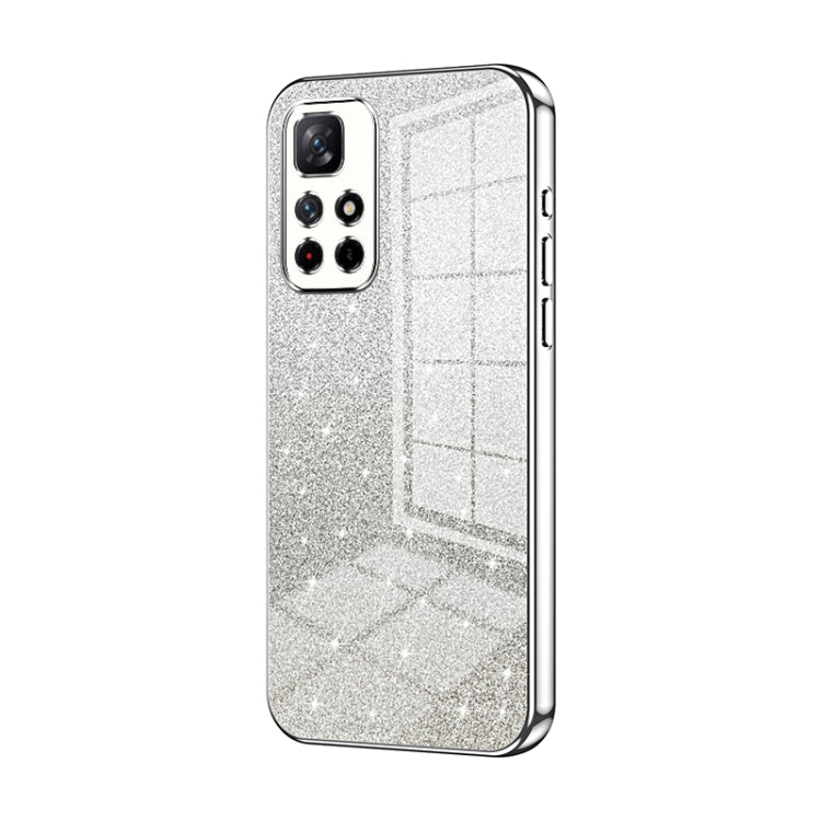 Gradient Glitter Powder Electroplated Phone Case