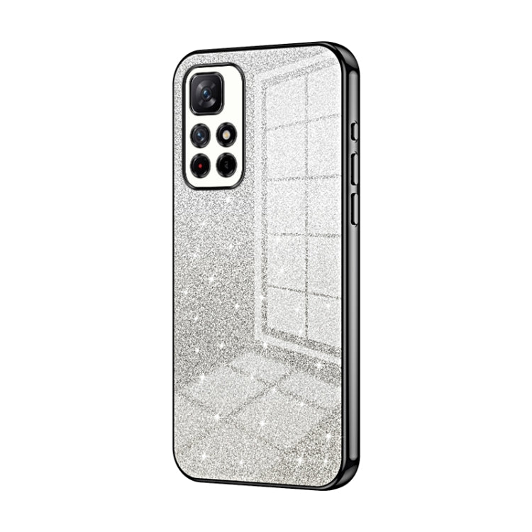 Gradient Glitter Powder Electroplated Phone Case, For Xiaomi Redmi Note 11T 5G/Note 11S 5G, For Xiaomi Redmi K50 / K50 Pro, For Xiaomi Redmi Note 11 Pro+ 5G