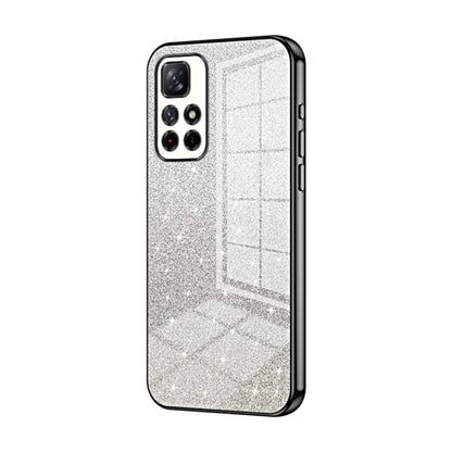 Gradient Glitter Powder Electroplated Phone Case, For Xiaomi Redmi Note 11T 5G/Note 11S 5G, For Xiaomi Redmi K50 / K50 Pro, For Xiaomi Redmi Note 11 Pro+ 5G