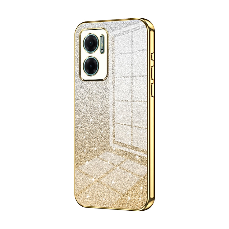 Gradient Glitter Powder Electroplated Phone Case
