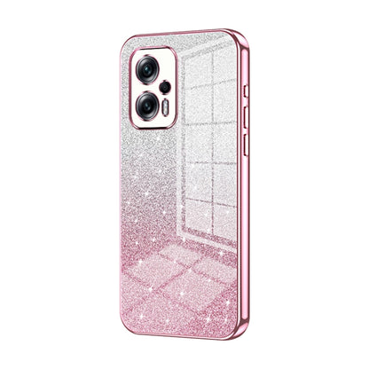 Gradient Glitter Powder Electroplated Phone Case