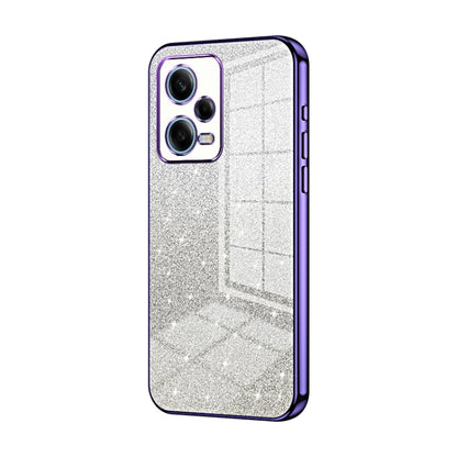 Gradient Glitter Powder Electroplated Phone Case, For Xiaomi Redmi Note 11 Pro 4G/5G Global, For Xiaomi Redmi Note 12 4G, For Xiaomi Redmi Note 12 Pro 5G