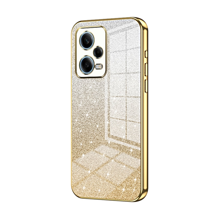 Gradient Glitter Powder Electroplated Phone Case, For Xiaomi Redmi Note 11 Pro 4G/5G Global, For Xiaomi Redmi Note 12 4G, For Xiaomi Redmi Note 12 Pro 5G