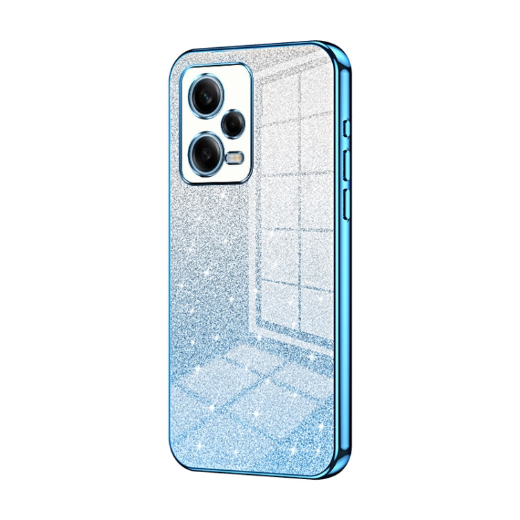 Gradient Glitter Powder Electroplated Phone Case, For Xiaomi Redmi Note 11 Pro 4G/5G Global, For Xiaomi Redmi Note 12 4G, For Xiaomi Redmi Note 12 Pro 5G