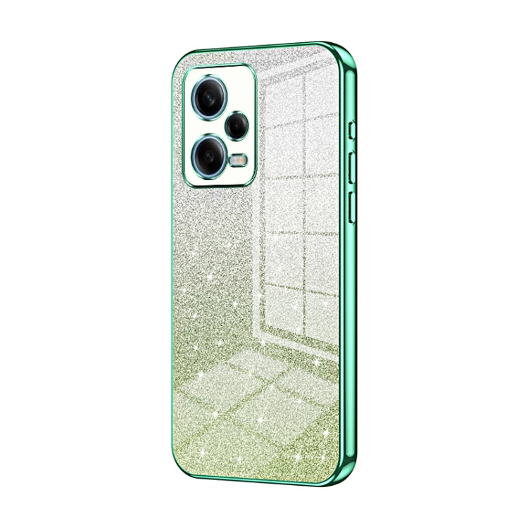 Gradient Glitter Powder Electroplated Phone Case, For Xiaomi Redmi Note 11 Pro 4G/5G Global, For Xiaomi Redmi Note 12 4G, For Xiaomi Redmi Note 12 Pro 5G