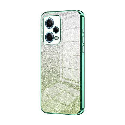 Gradient Glitter Powder Electroplated Phone Case, For Xiaomi Redmi Note 11 Pro 4G/5G Global, For Xiaomi Redmi Note 12 4G, For Xiaomi Redmi Note 12 Pro 5G